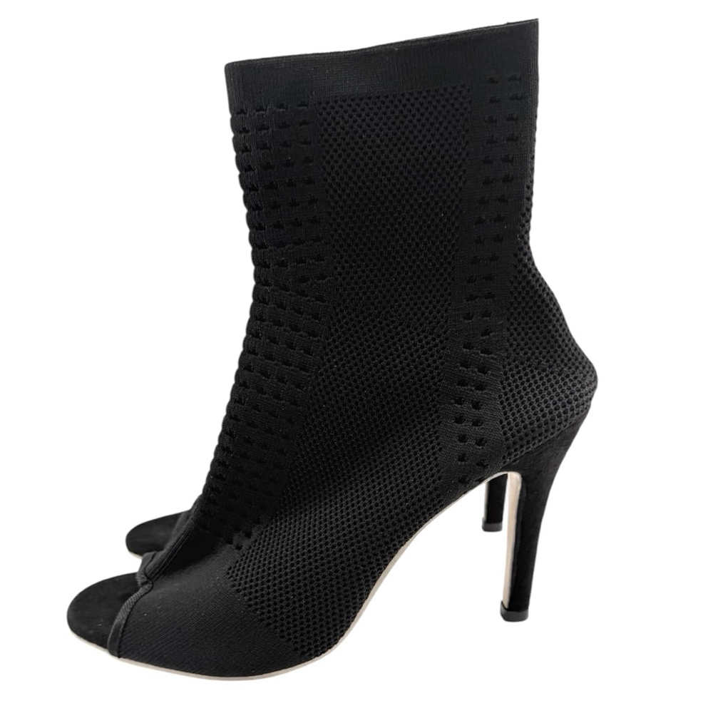 NWOB GooMaShoes USA Stiletto Heel Open Toe Booties Peep Toe Ankle Boots Size 8.5